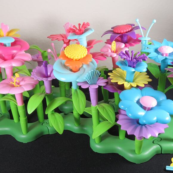Children's Buildable Flower Toy Set - Educational STEM Garden Playset 133 PC - Picture 9 of 15